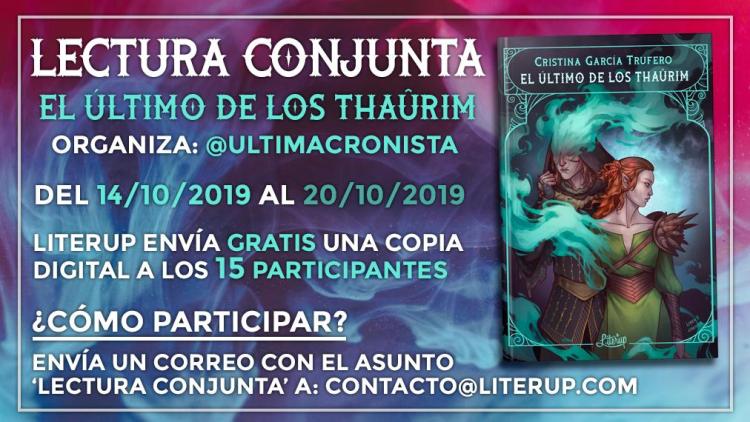 Cartel de la lectura conjunta de 'El último de los thaûrim'