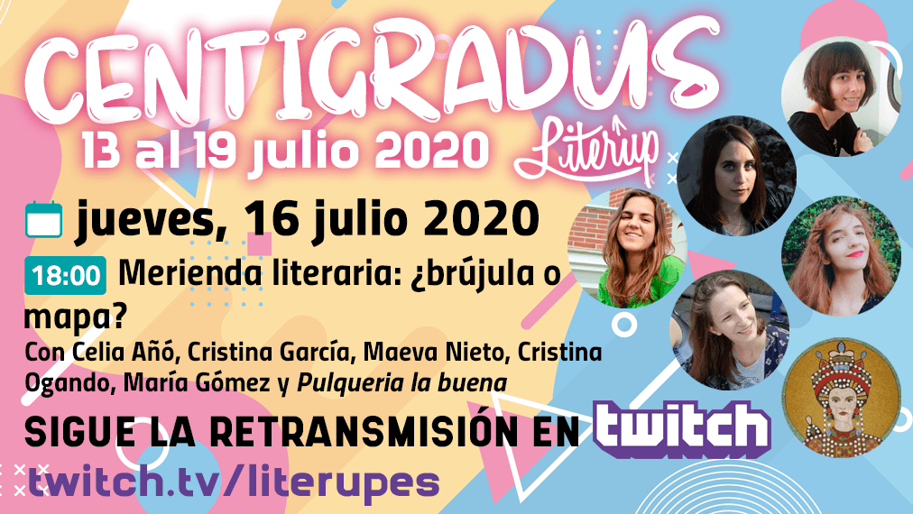 Cartel del evento Centigradus - Merienda literaria: ¿brújula o mapa?
